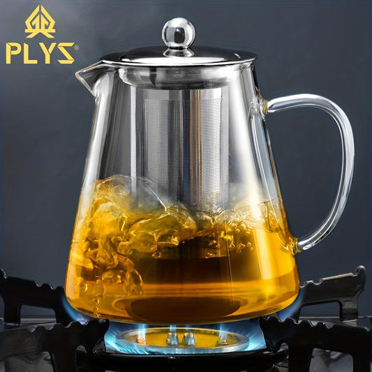 Heat Resistant Glass Teapot Thickened Filter Liner Teapot 550ml