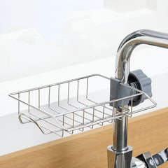 Stainless Steel Faucet Rack Sink Caddy Organizer