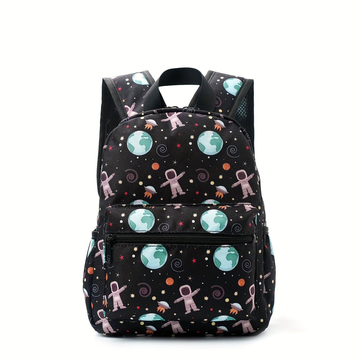 Cartoon Pattern Large Capacity Backpack Casual School Bag with Multiple Pockets