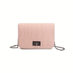 PU Leather Shoulder Bag Casual Chain Crossbody Bag