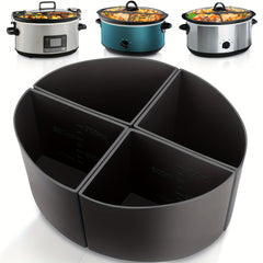 Plastic Pot Liner Slow Cooker Liner for Crock Pot 6QT Oval Silicone Divider