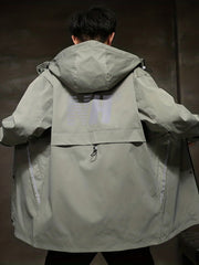 Men's Cotton Padded Coat Thermal Hooded Jacket