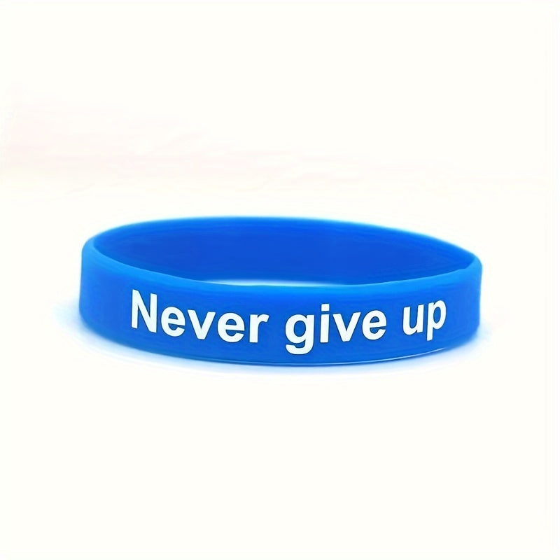 Stylish Motivational Silicone Bracelets Boost Confidence & Style