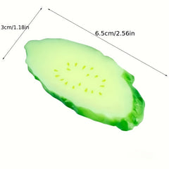 Halloween Christmas Gift Simulated Cucumber Slices Vegetables Fruits
