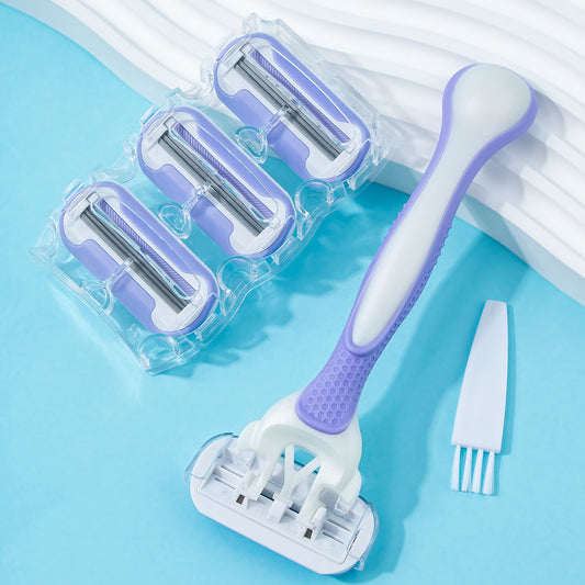1 Handle + 4 Spare Head Epilator Set