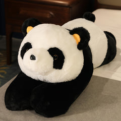 Panda Plush Toy Soft Polyester Stuffed Animal with Yellow Ears