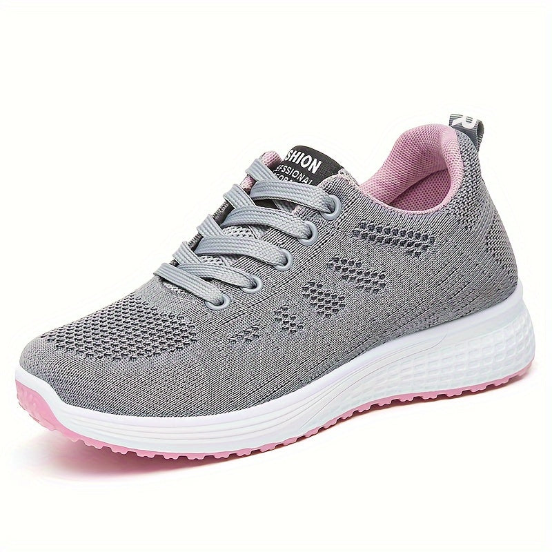 Women's Knit Running Shoes Lightweight Breathable Casual Sneakers
