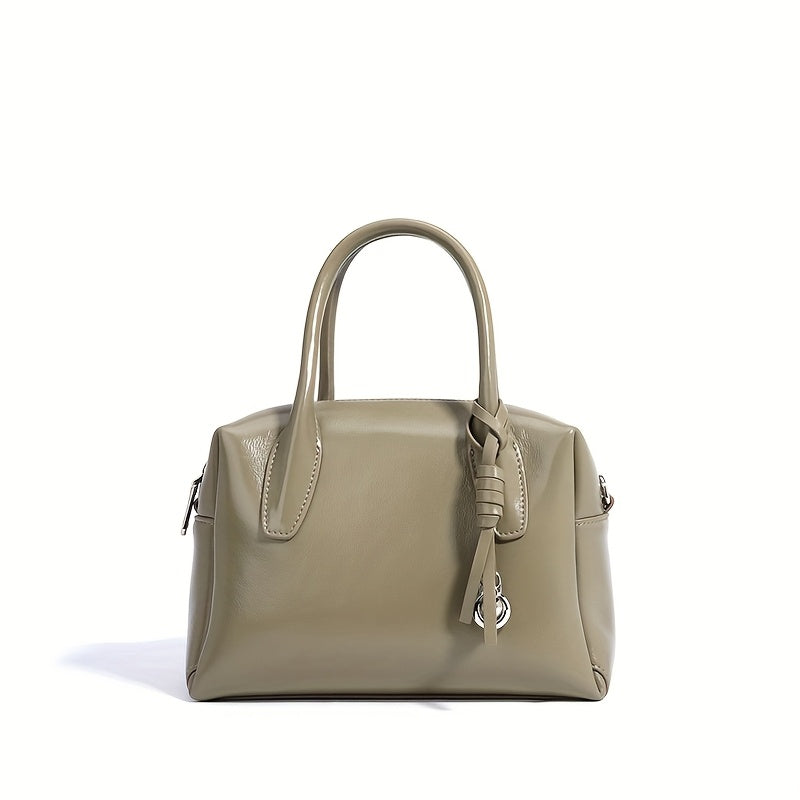 Vintage Women's Handbag Large Capacity Briefcase Soft Shoulder Bag Tote