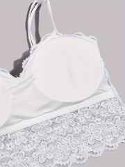 5pcs Lace Wireless Bras Women's Lingerie