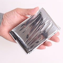 Emergency Thermal Poncho Blanket Lightweight Folding Water Resistant