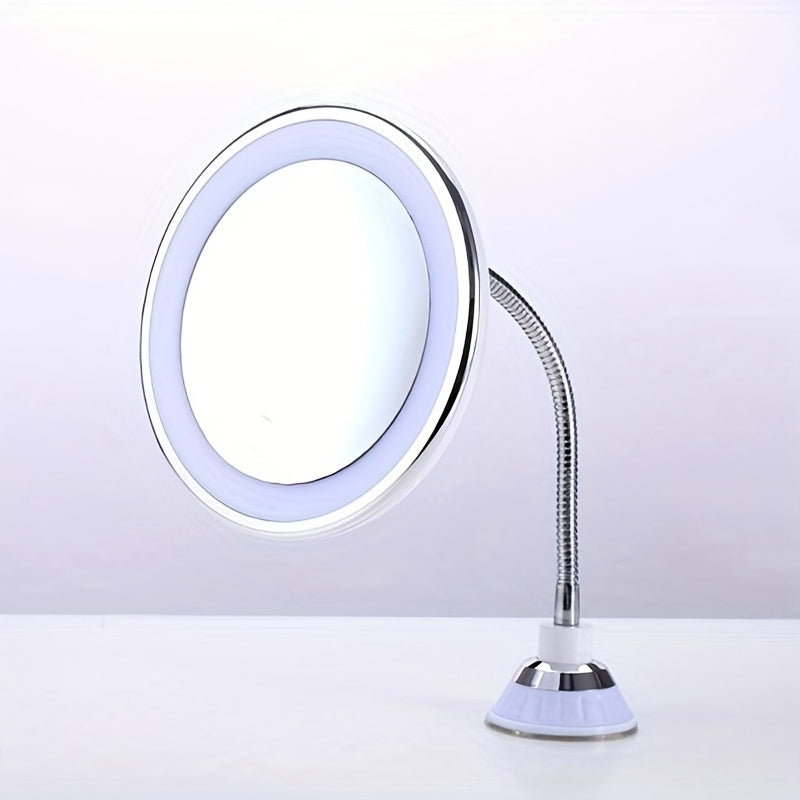 Dimmable LED Lighted Vanity Mirror with 5X Magnification