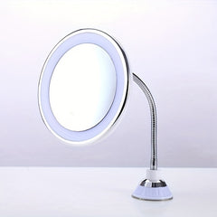 Dimmable LED Lighted Vanity Mirror with 5X Magnification