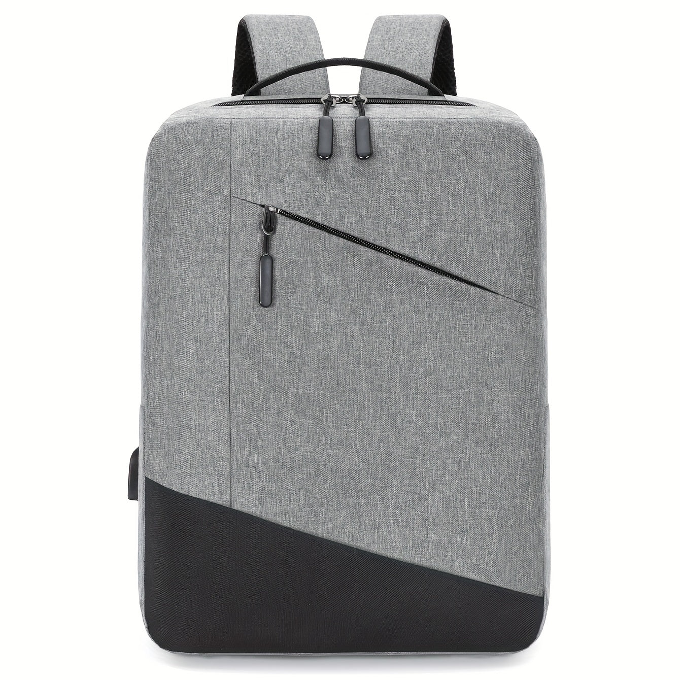 3pcs Men's Backpack Crossbody Bag Set USB Charging Port Double Shoulder Bag