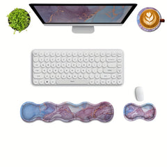 Ergonomic Mouse Pad Keyboard Mousepad With Wrist Support