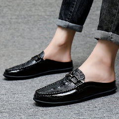 Men's Horsebit Loafers Comfy Non Slip Mules