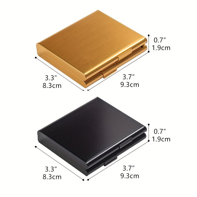 Portable Leather Cigarette Case Pocket Box For 20 Regular Size