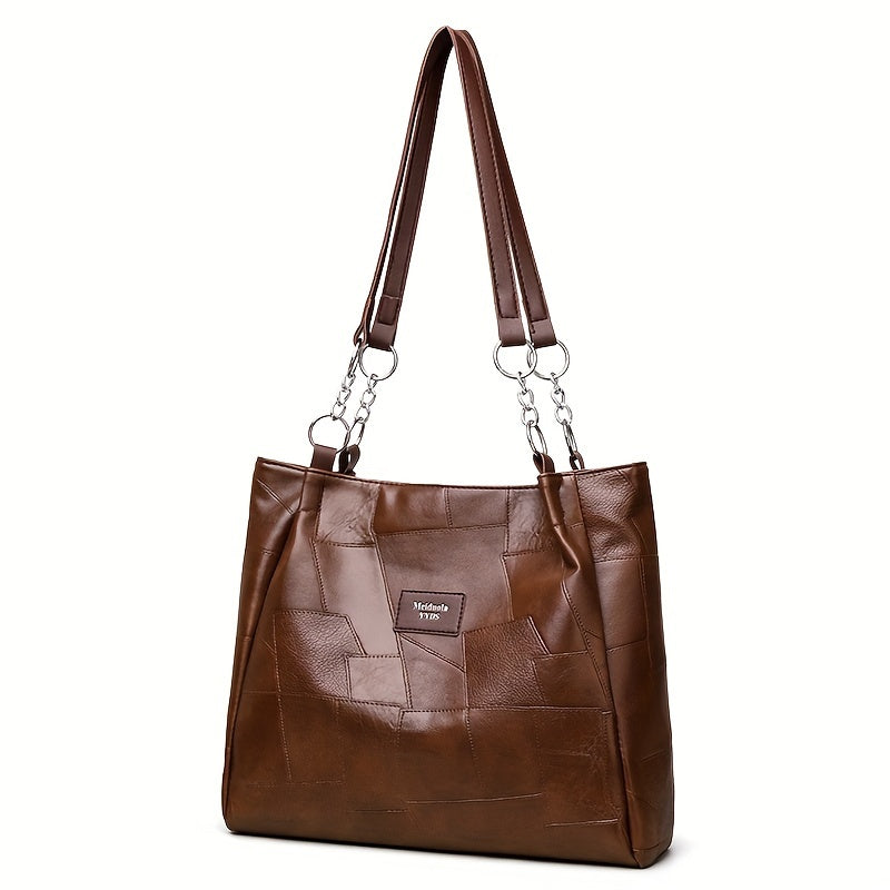 Trendy PU Leather Handbag Tote Shoulder Briefcase