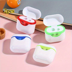 2pcs Dual Hole Pencil Sharpener Set with Large & Small Holes