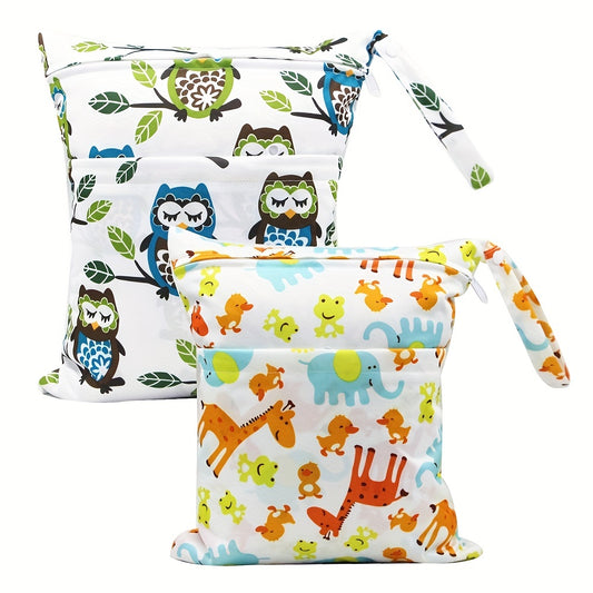 Reusable Wet Dry Bag for Baby Cloth Diapers Breast Pump Beach Pool Gym
