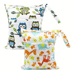 Reusable Wet Dry Bag for Baby Cloth Diapers Breast Pump Beach Pool Gym