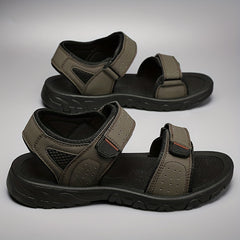 Men's Comfortable Beach Sandals Non Slip Hook And Loop Summer Shoes