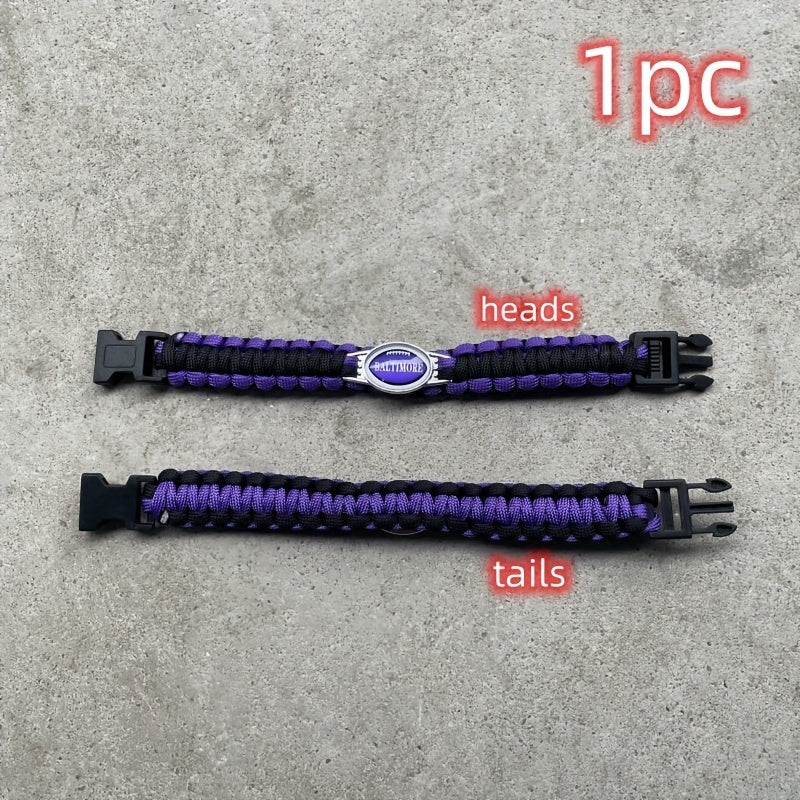 Portable Survival Bracelet for Outdoor Camping