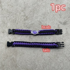 Portable Survival Bracelet for Outdoor Camping