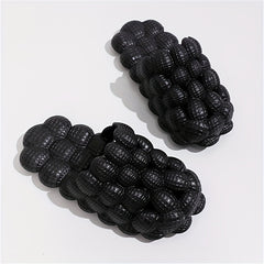 Unisex Round Toe Bubble Slippers Thick Sole Outdoor Sports Slip-On