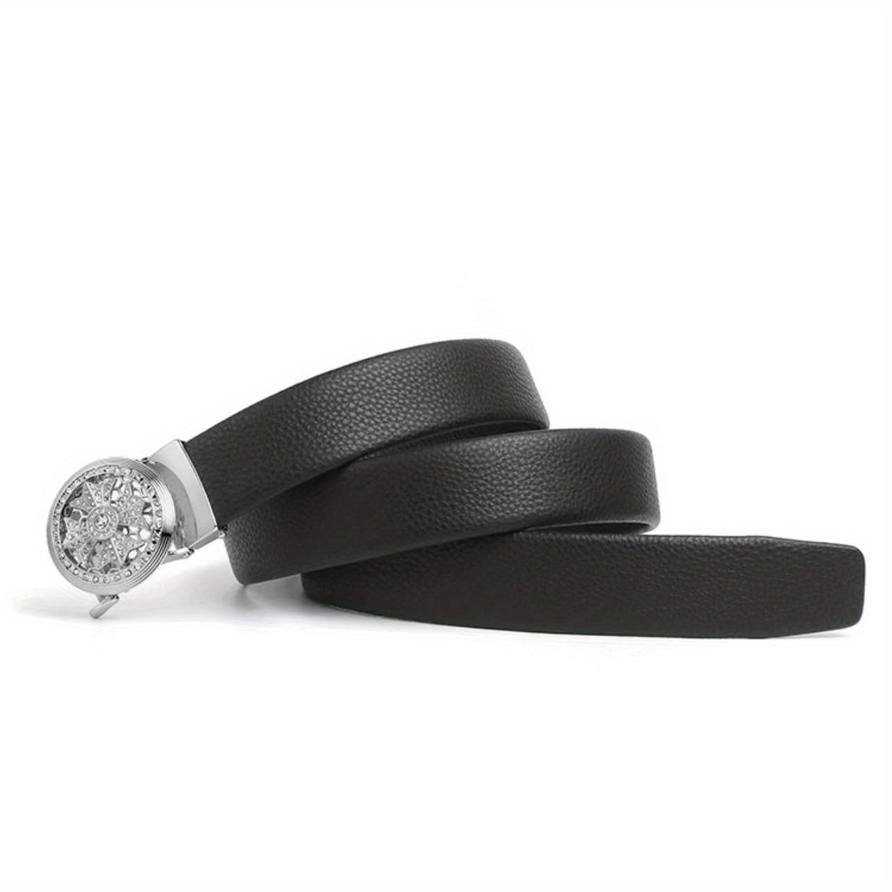 Top Layer Cowhide Men's Automatic Business Belt