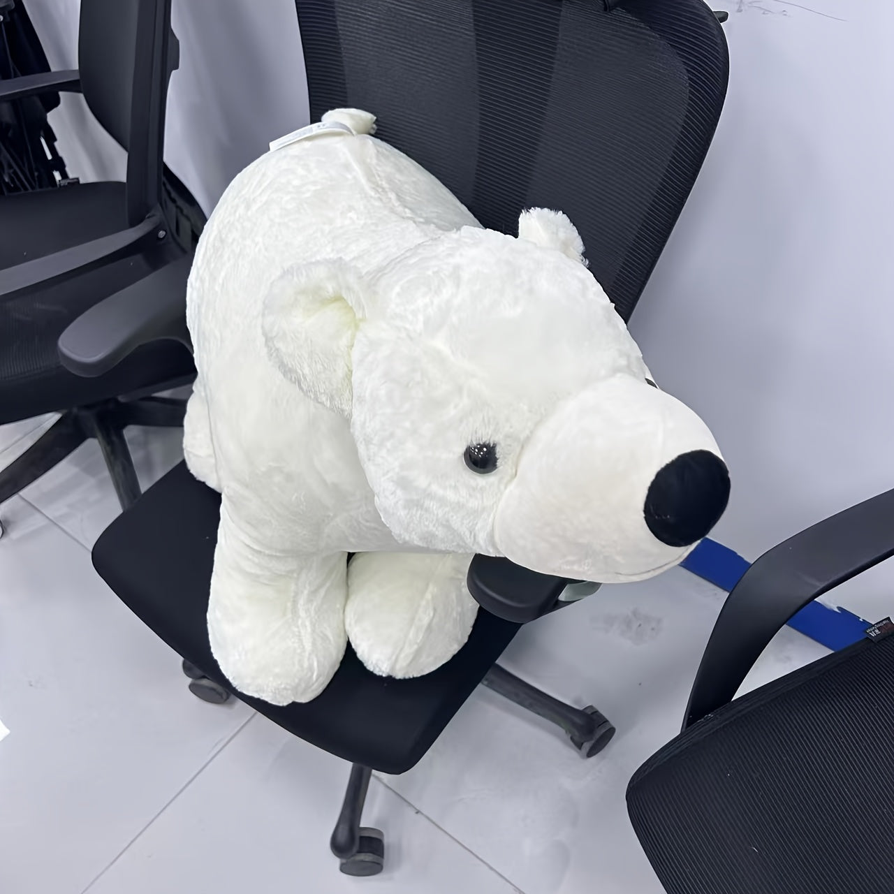 Soft Polar Bear Plush Doll Gift for Kids - Birthday Halloween Christmas
