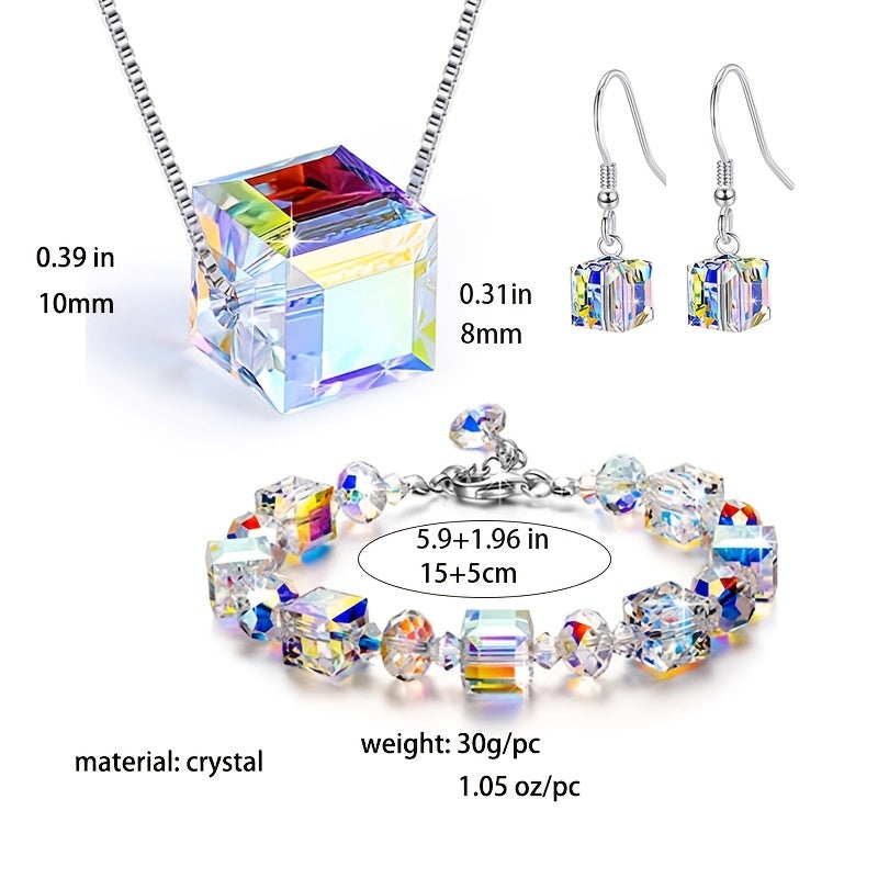 Crystal Jewelry Set Bridal Women Accessories