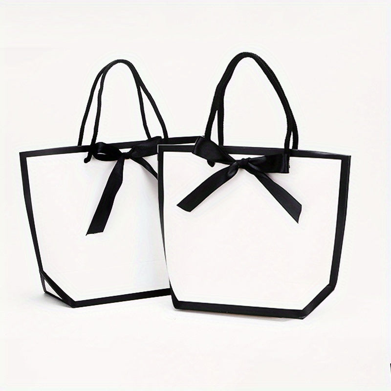 5pcs Party Tote Bags with Handles for Birthdays & Holidays