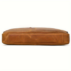 Men's Leather Briefcase Laptop Business Cowhide Bag Work Tote Bag