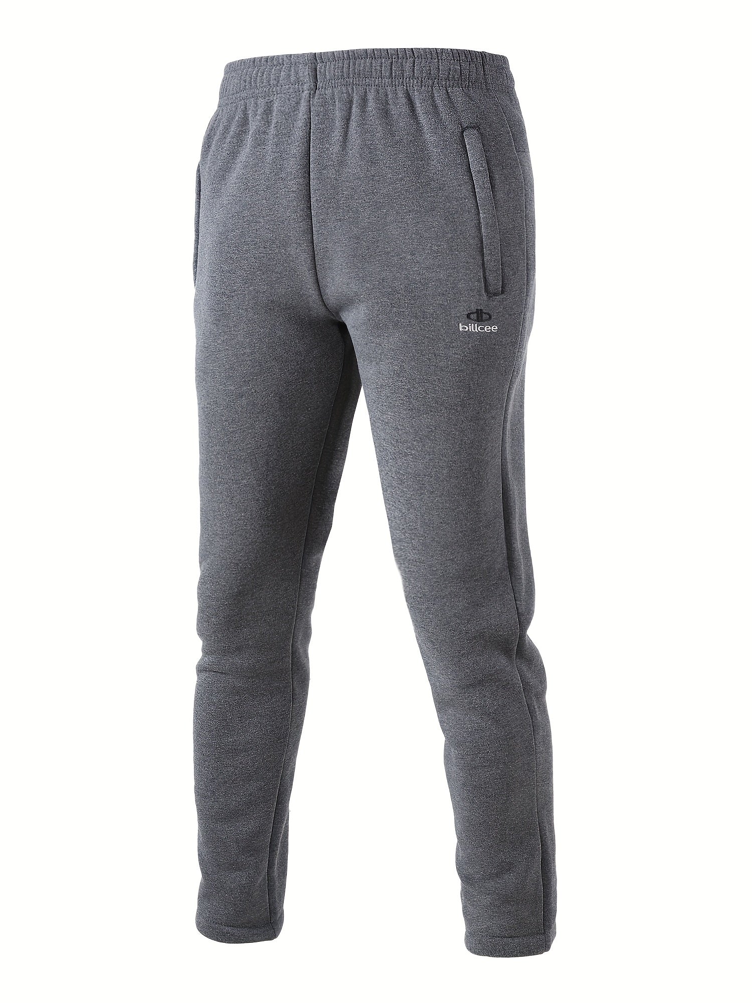 Men's Winter Sports Suit Stand Collar Zip Jacket & Thick Pants