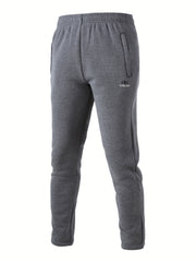 Men's Winter Sports Suit Stand Collar Zip Jacket & Thick Pants