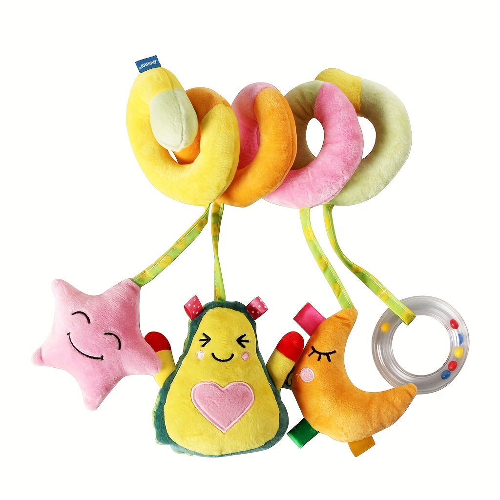 Baby Plush Fruit Series Bed Wrap Car Pendant Hanging Toys