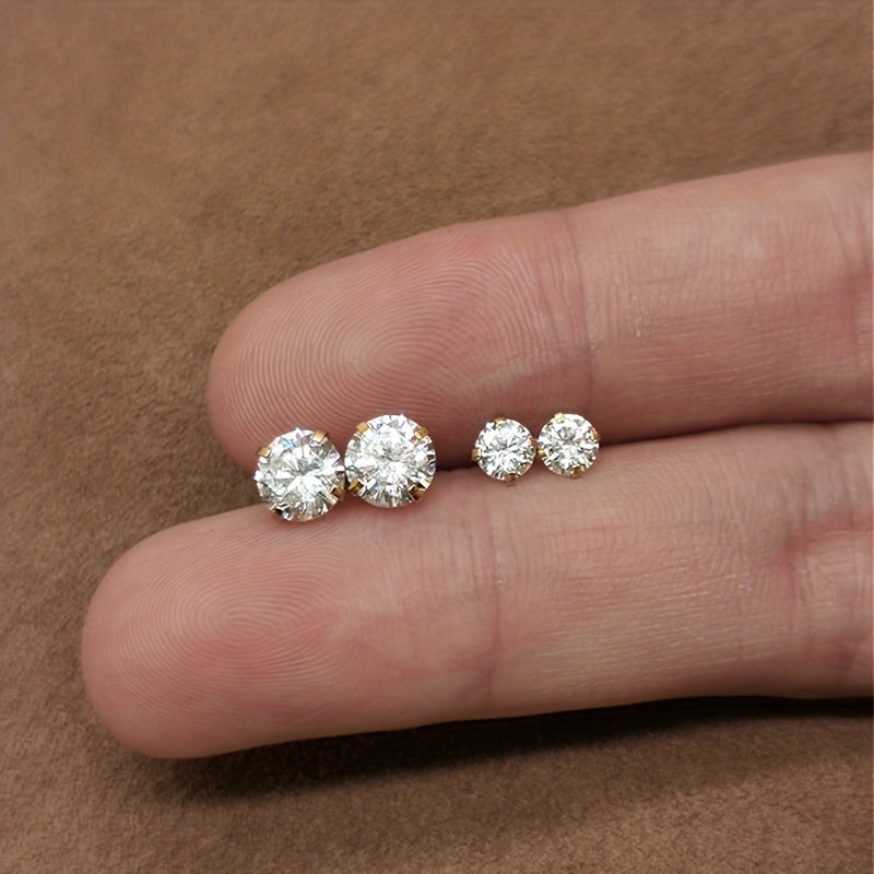 Zirconia Stud Earrings & Artificial Diamond Studs for Girls