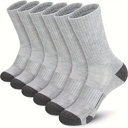 Men's Winter Sports Crew Socks Breathable Sweat Wicking