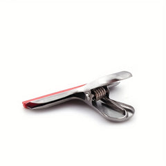 Stainless Steel Silicone Sealing Clip Ticket Clip Non-slip Strip