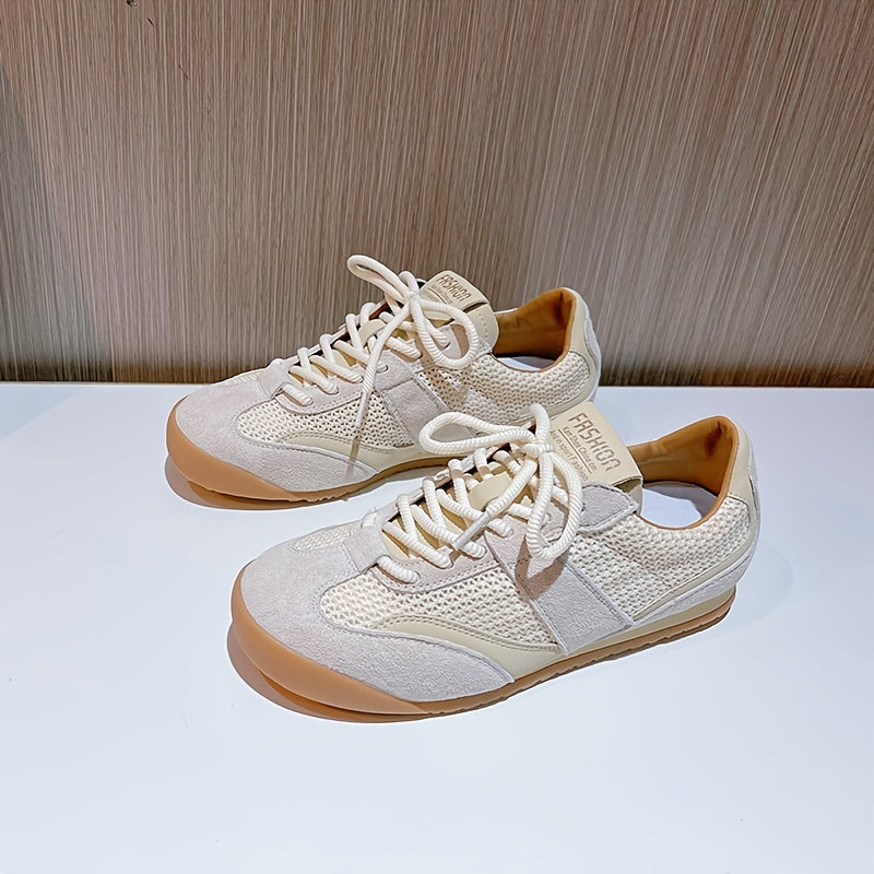 Women's Mesh Breathable Flat Shoes Soft Non-slip Sneakers