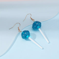 Funny Lollipop Drop Earrings Resin Ear Accessories For Women