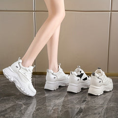 Non Slip Thick Shock Absorption Sports Sneakers Casual Walking Shoes