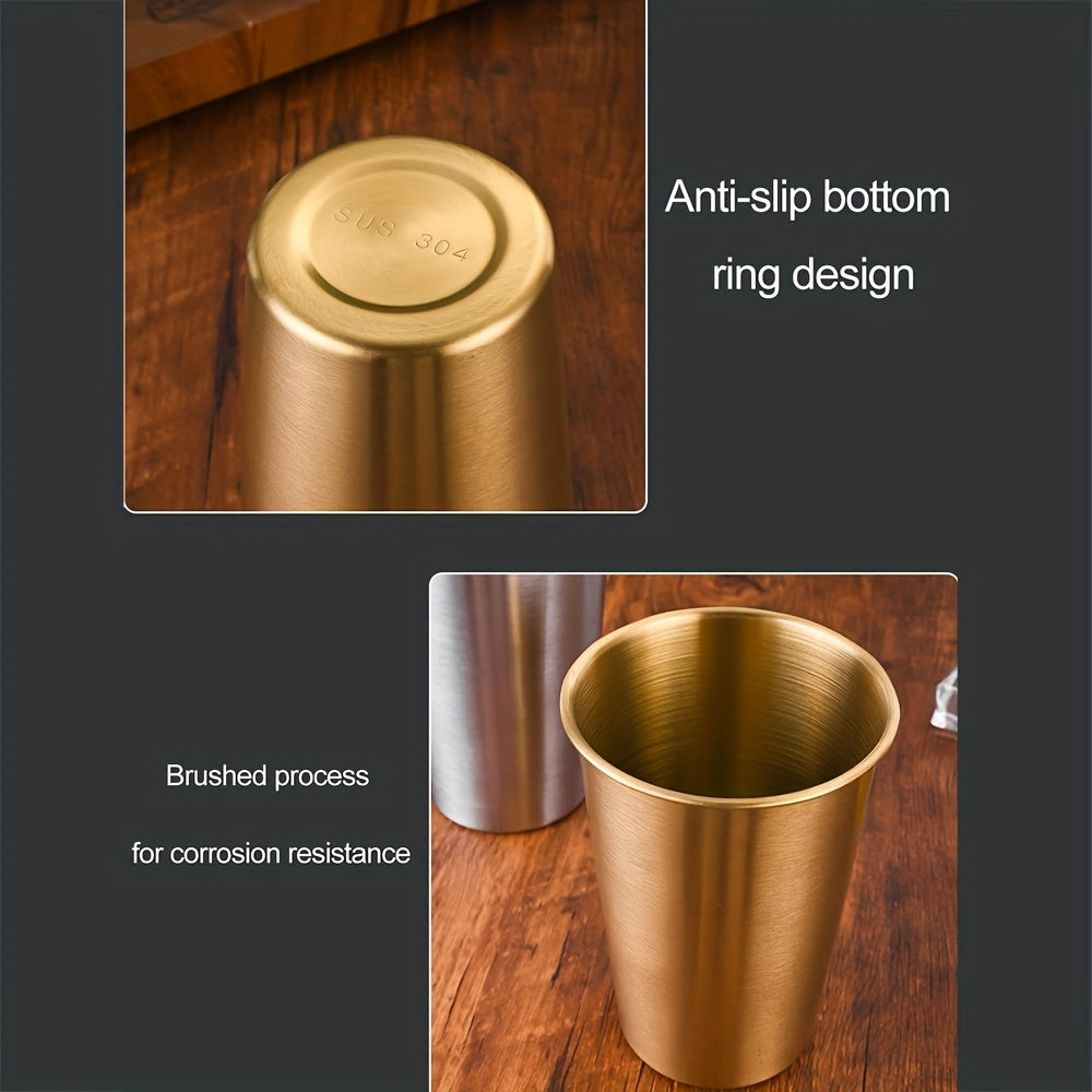 Stainless Steel Water Cup Outdoor Camping Beer Mug Household Utensils