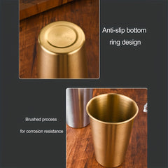 Stainless Steel Water Cup Outdoor Camping Beer Mug Household Utensils