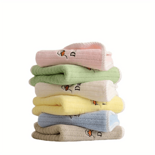 Kids Face Towels Soft Cotton Absorbent Small Square Baby Towels