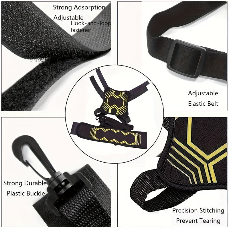 Adjustable Football Training Strap With Disc Cones