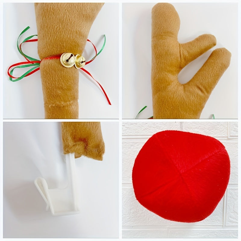 Christmas Car Reindeer Antlers & Nose Decorations Kit