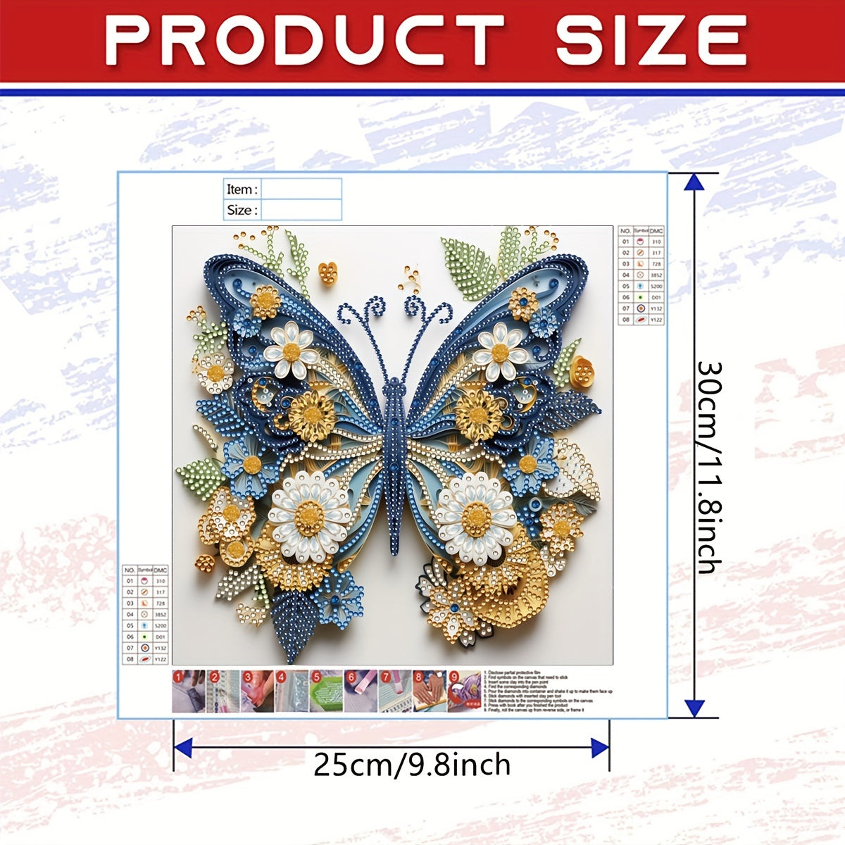 Diamond Painting Kit Embroidery Rhinestone Wall Decor