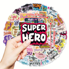 50pcs Inspirational Quotes Motivational Stickers for Self Improvement