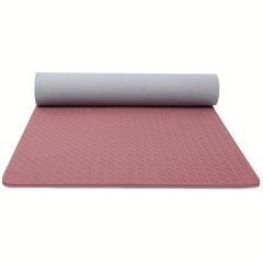 Solid Double Sided Non-Slip Yoga Mat Eco Friendly TPE Pilates Mat